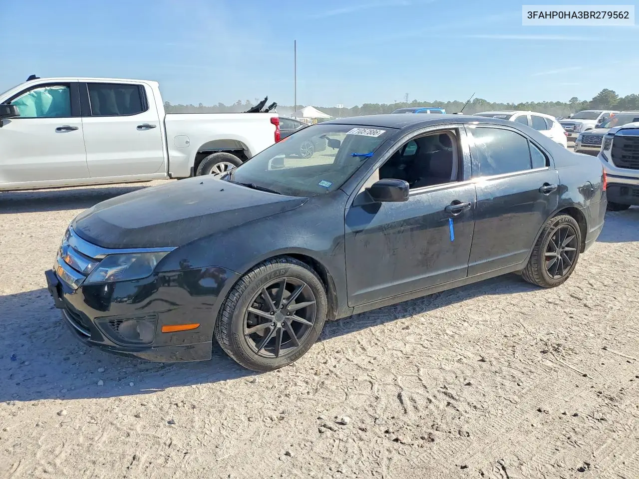 FORD FUSION 2011, VIN 3FAHP0HA3BR279562