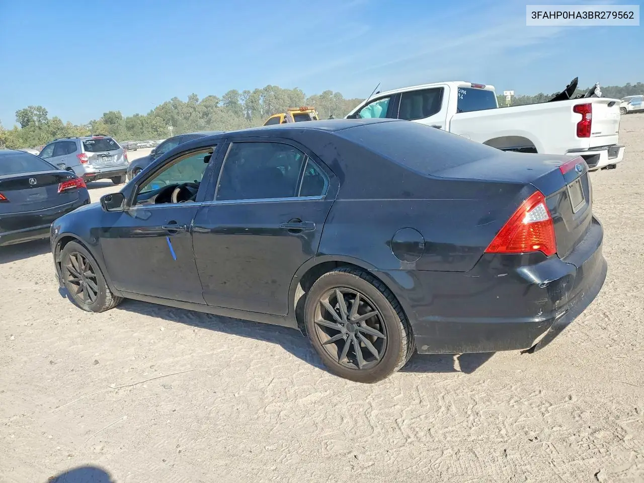 2011 FORD FUSION VIN 3FAHP0HA3BR279562 — фото 2