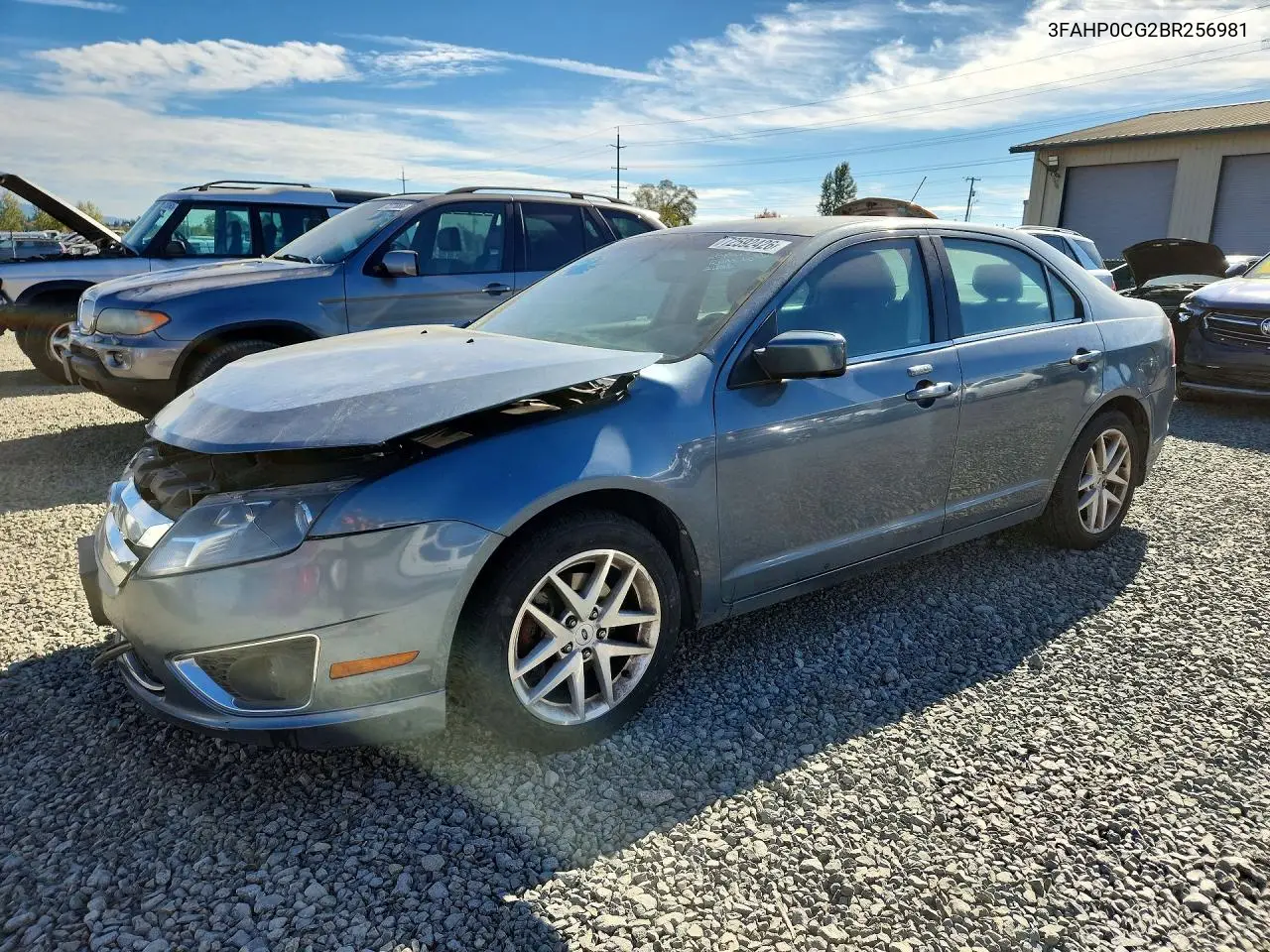FORD FUSION 2011, VIN 3FAHP0CG2BR256981