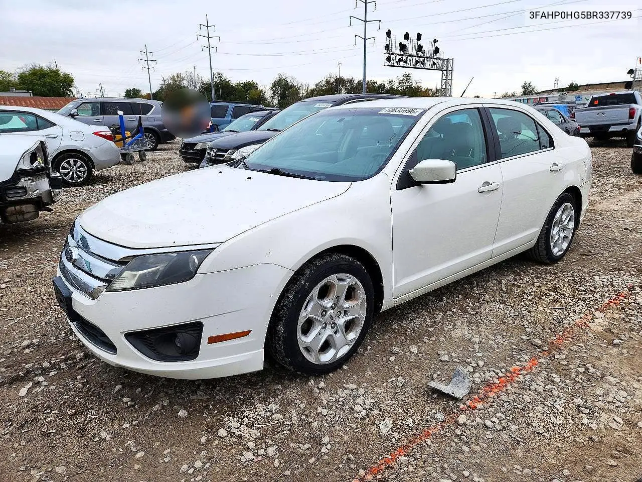 FORD FUSION 2011, VIN 3FAHP0HG5BR337739