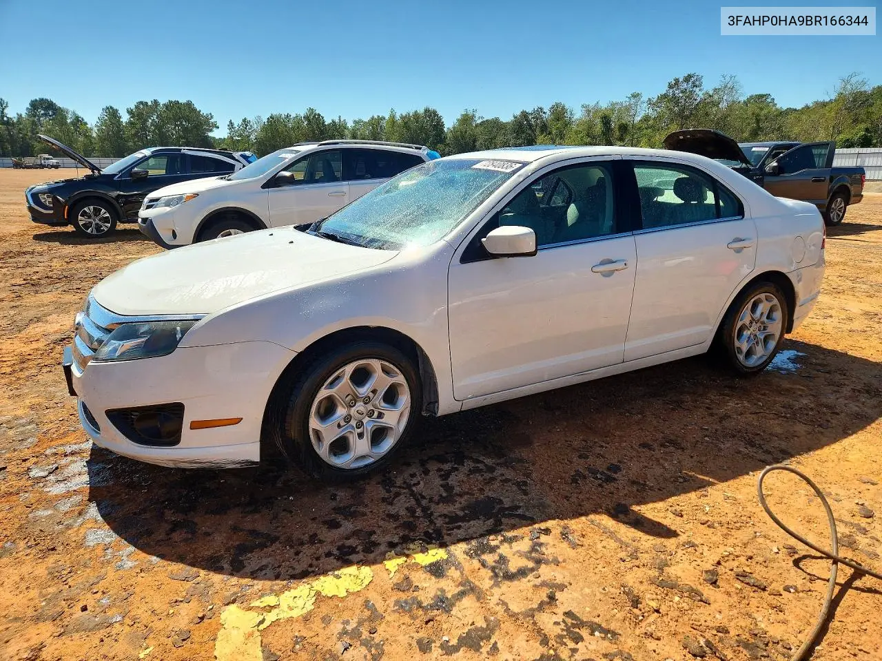 FORD FUSION 2011, VIN 3FAHP0HA9BR166344