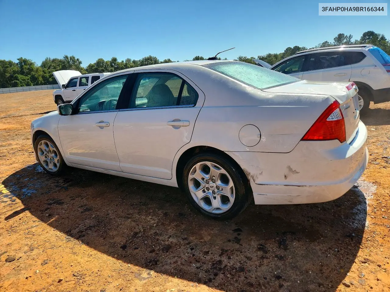 2011 FORD FUSION VIN 3FAHP0HA9BR166344 — фото 2