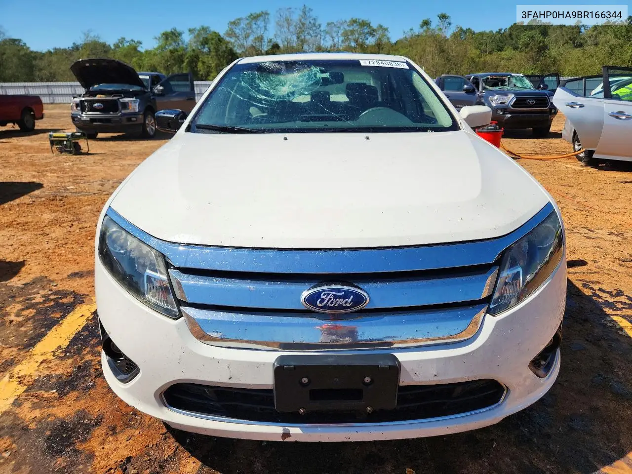 2011 FORD FUSION VIN 3FAHP0HA9BR166344 — фото 5