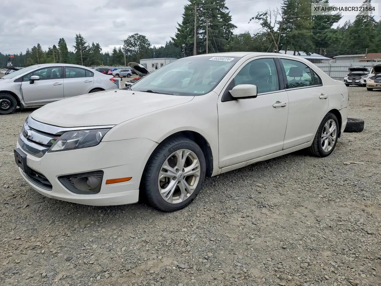 FORD FUSION 2012, VIN 3FAHP0HA8CR321564