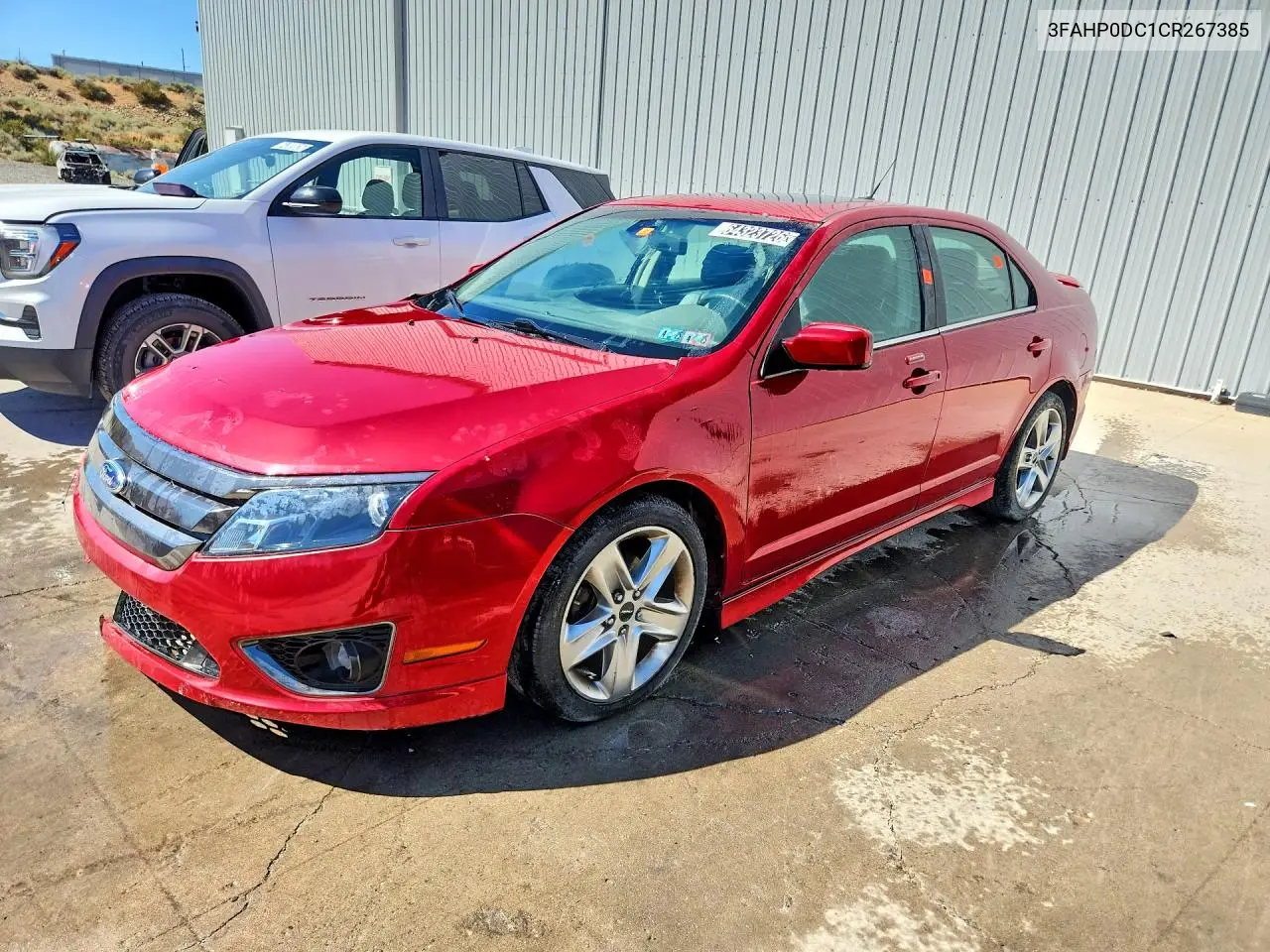 FORD FUSION 2012, VIN 3FAHP0DC1CR267385