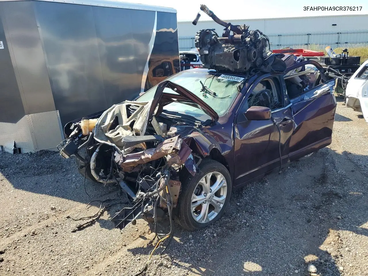 FORD FUSION 2012, VIN 3FAHP0HA9CR376217