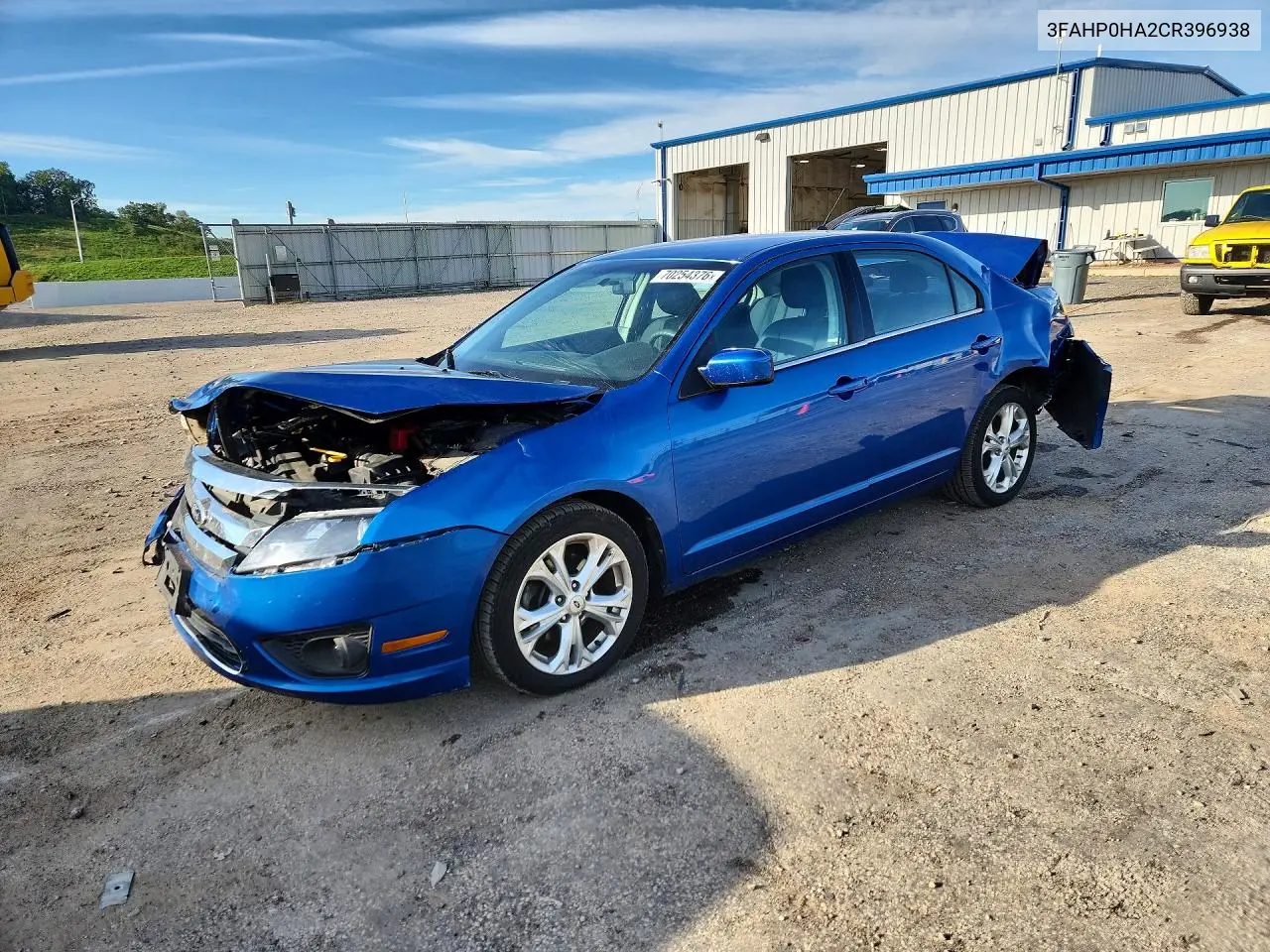 FORD FUSION 2012, VIN 3FAHP0HA2CR396938