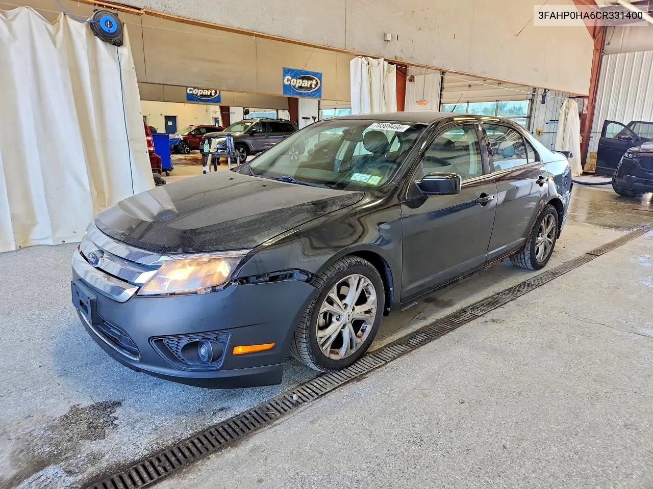 FORD FUSION 2012, VIN 3FAHP0HA6CR331400