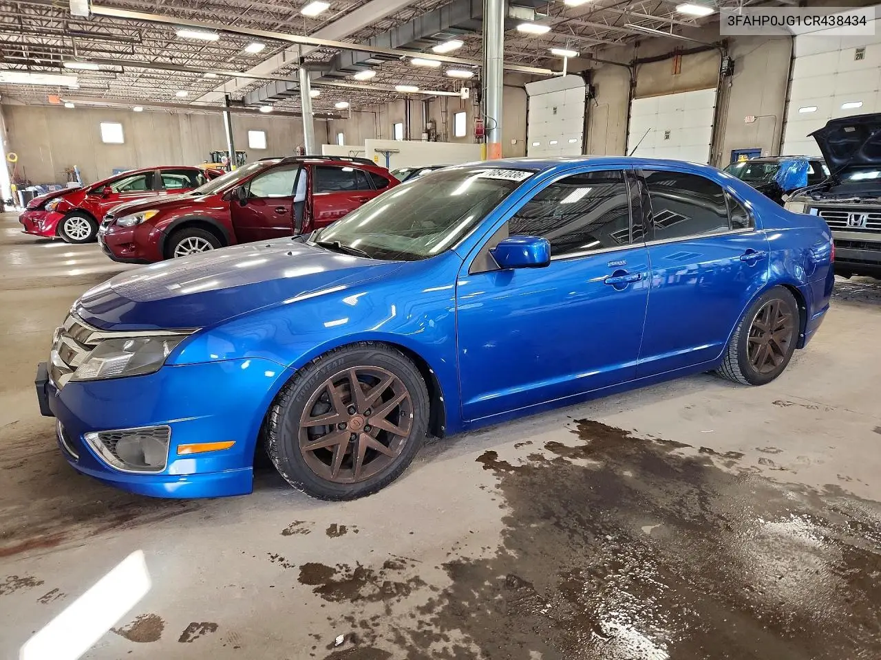 FORD FUSION 2012, VIN 3FAHP0JG1CR438434