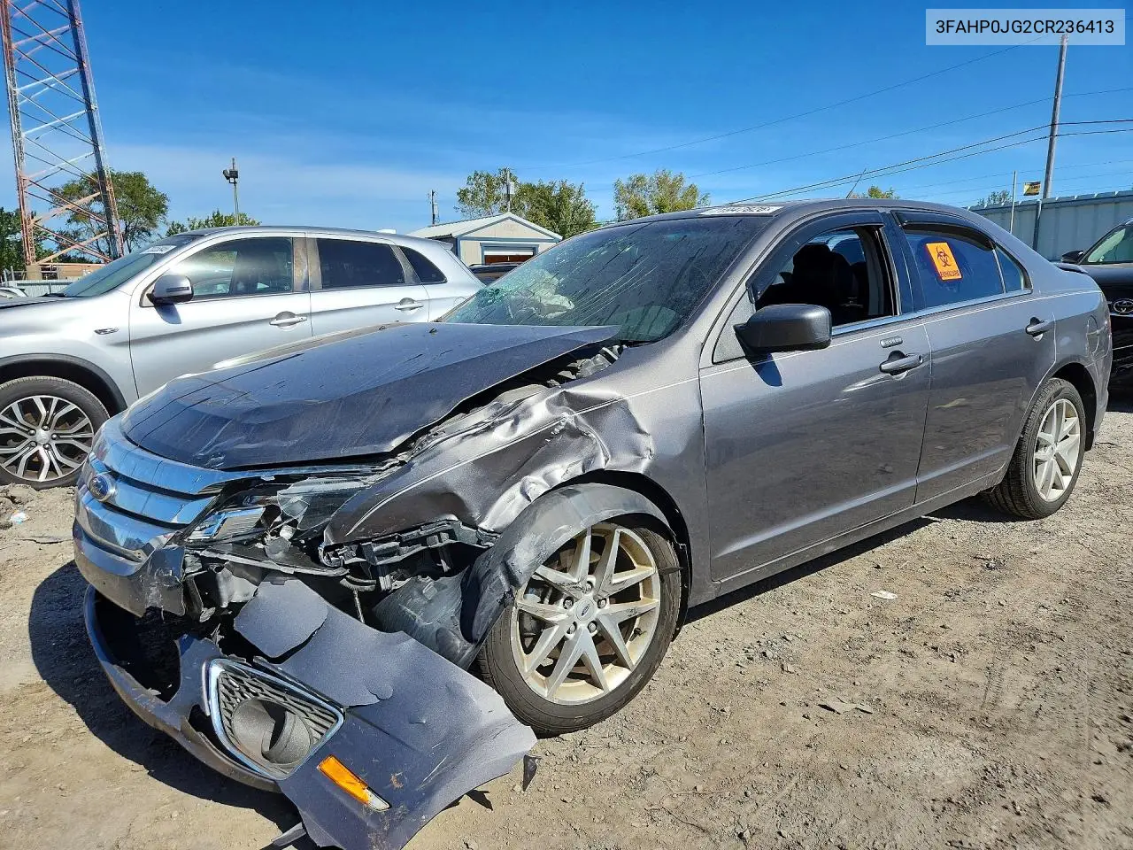 FORD FUSION 2012, VIN 3FAHP0JG2CR236413