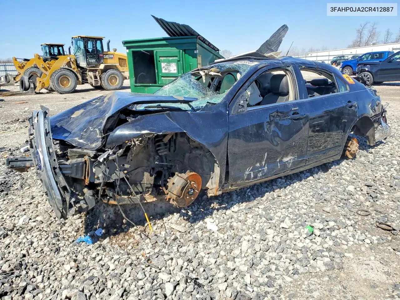 FORD FUSION 2012, VIN 3FAHP0JA2CR412887