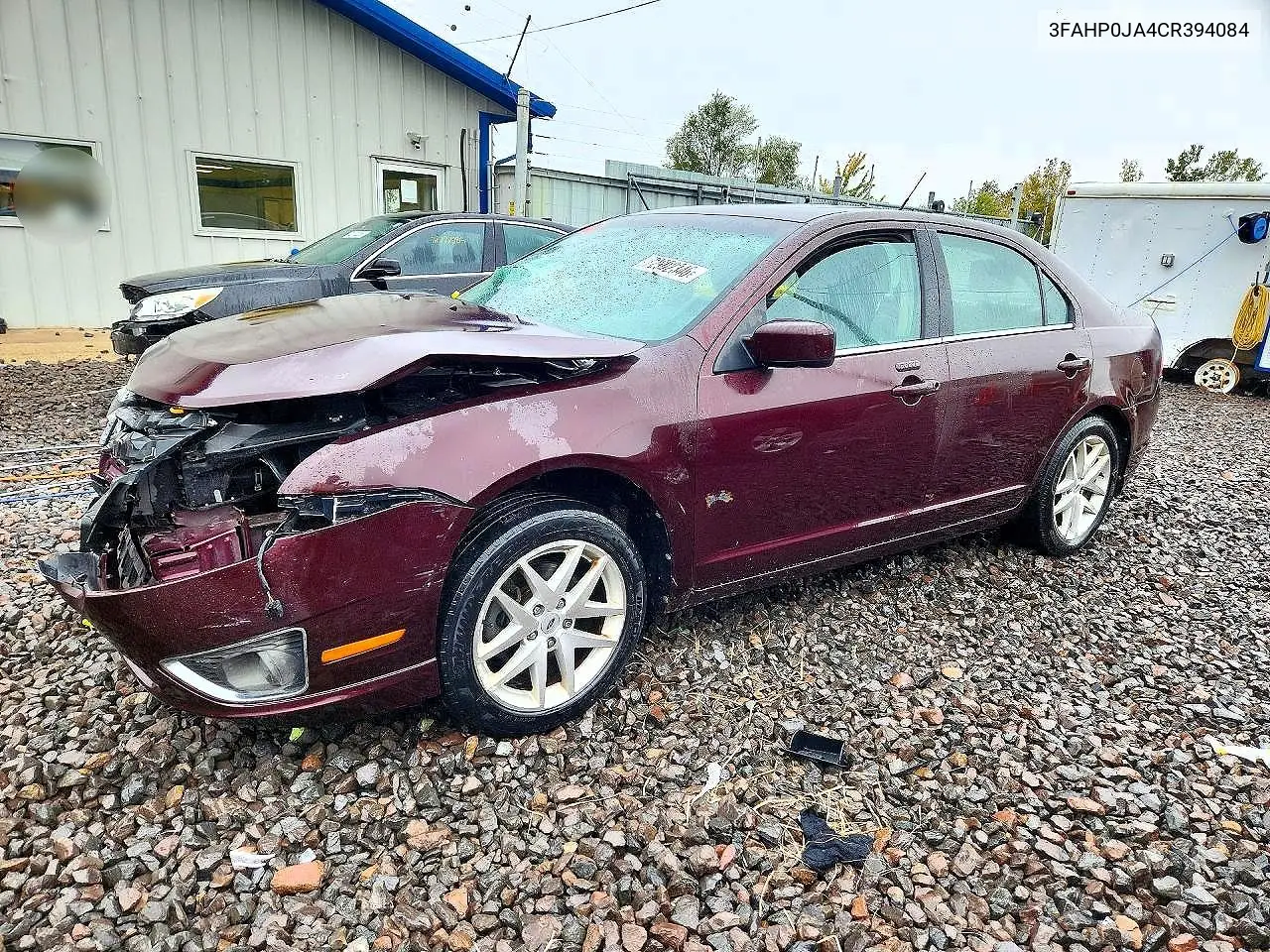 FORD FUSION 2012, VIN 3FAHP0JA4CR394084
