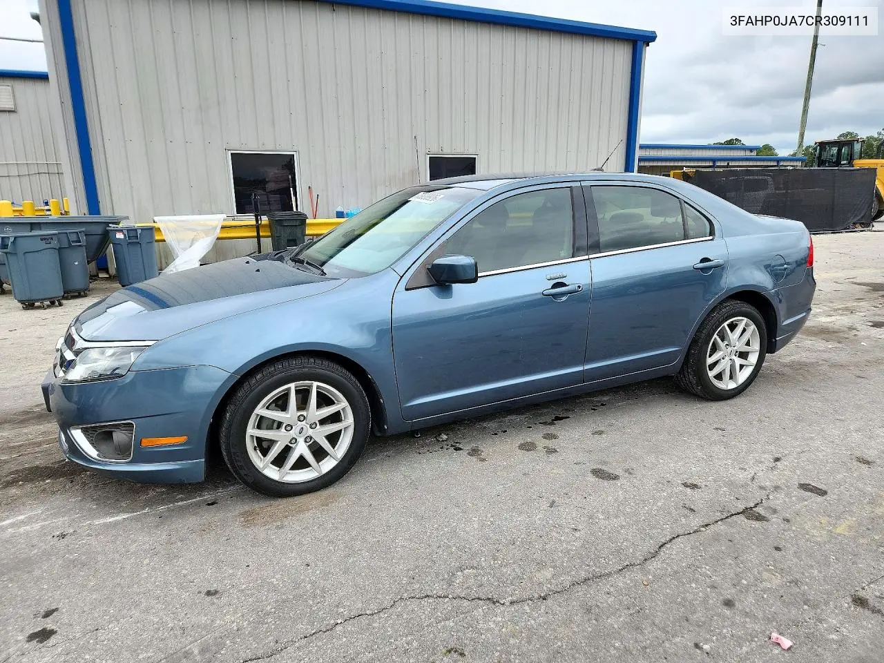 FORD FUSION 2012, VIN 3FAHP0JA7CR309111