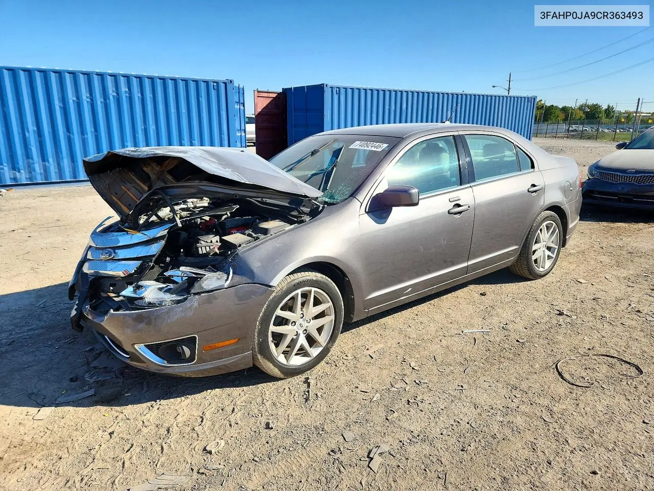 FORD FUSION 2012, VIN 3FAHP0JA9CR363493
