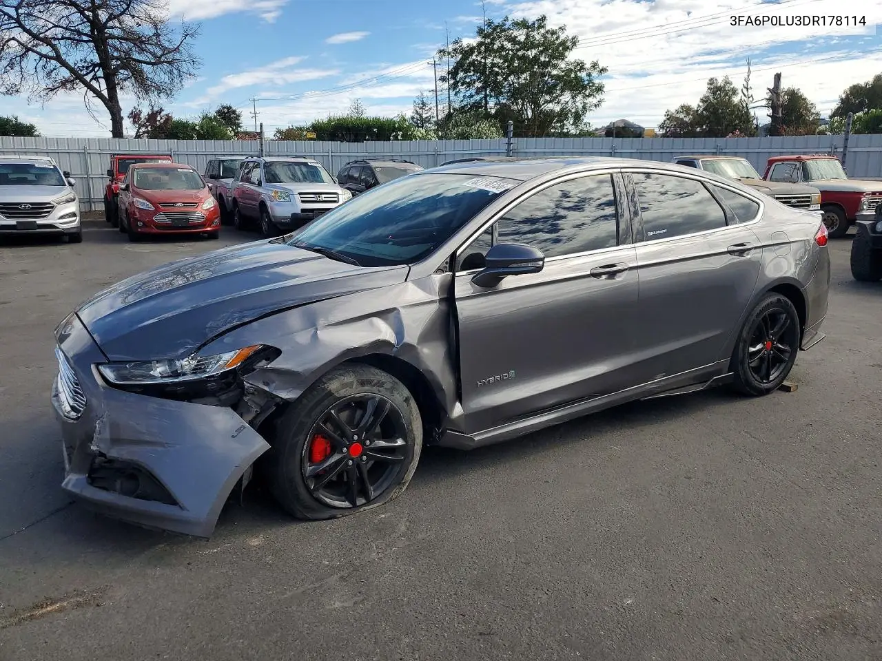 FORD FUSION 2013, VIN 3FA6P0LU3DR178114