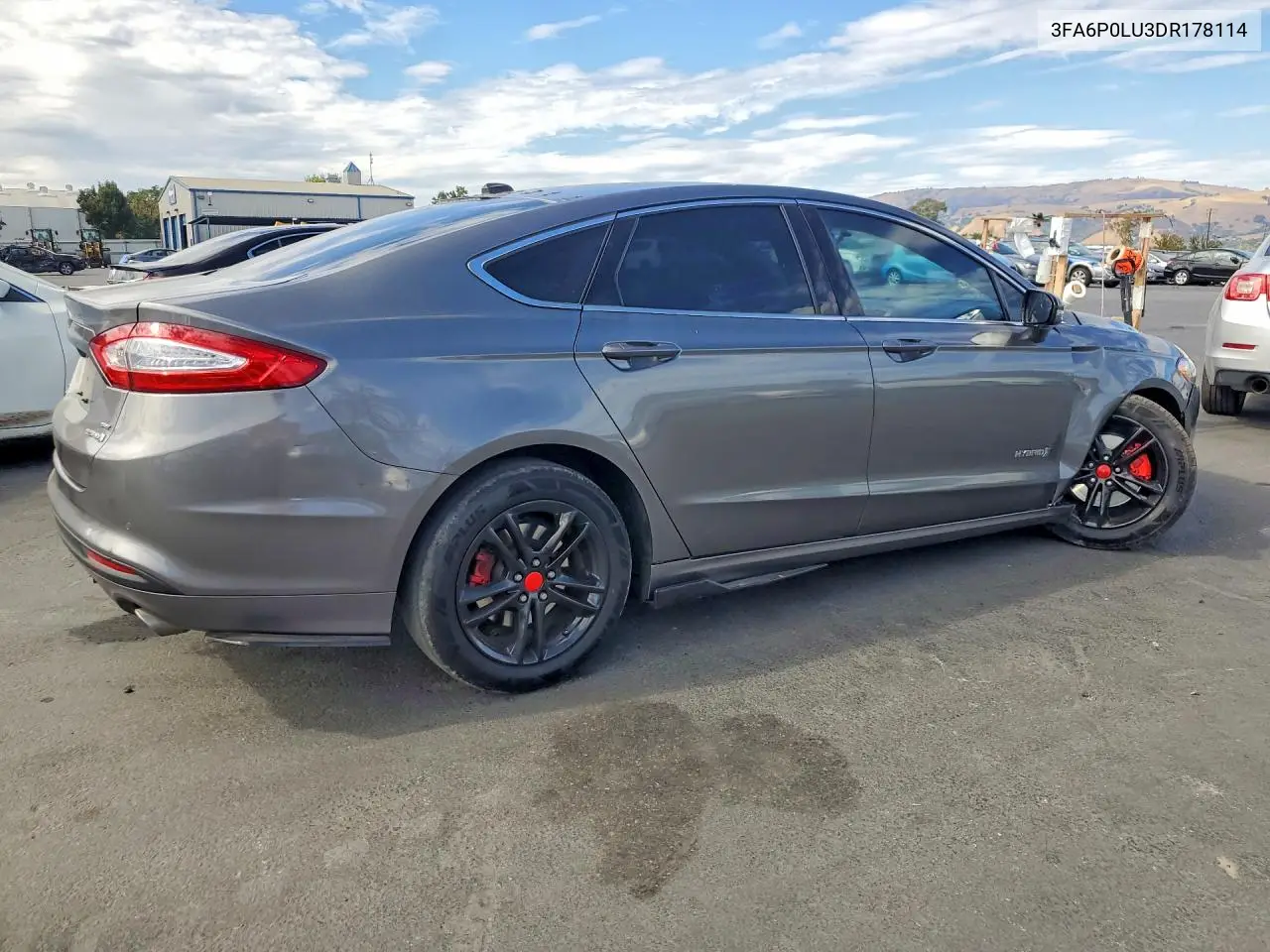 2013 FORD FUSION VIN 3FA6P0LU3DR178114 — фото 3