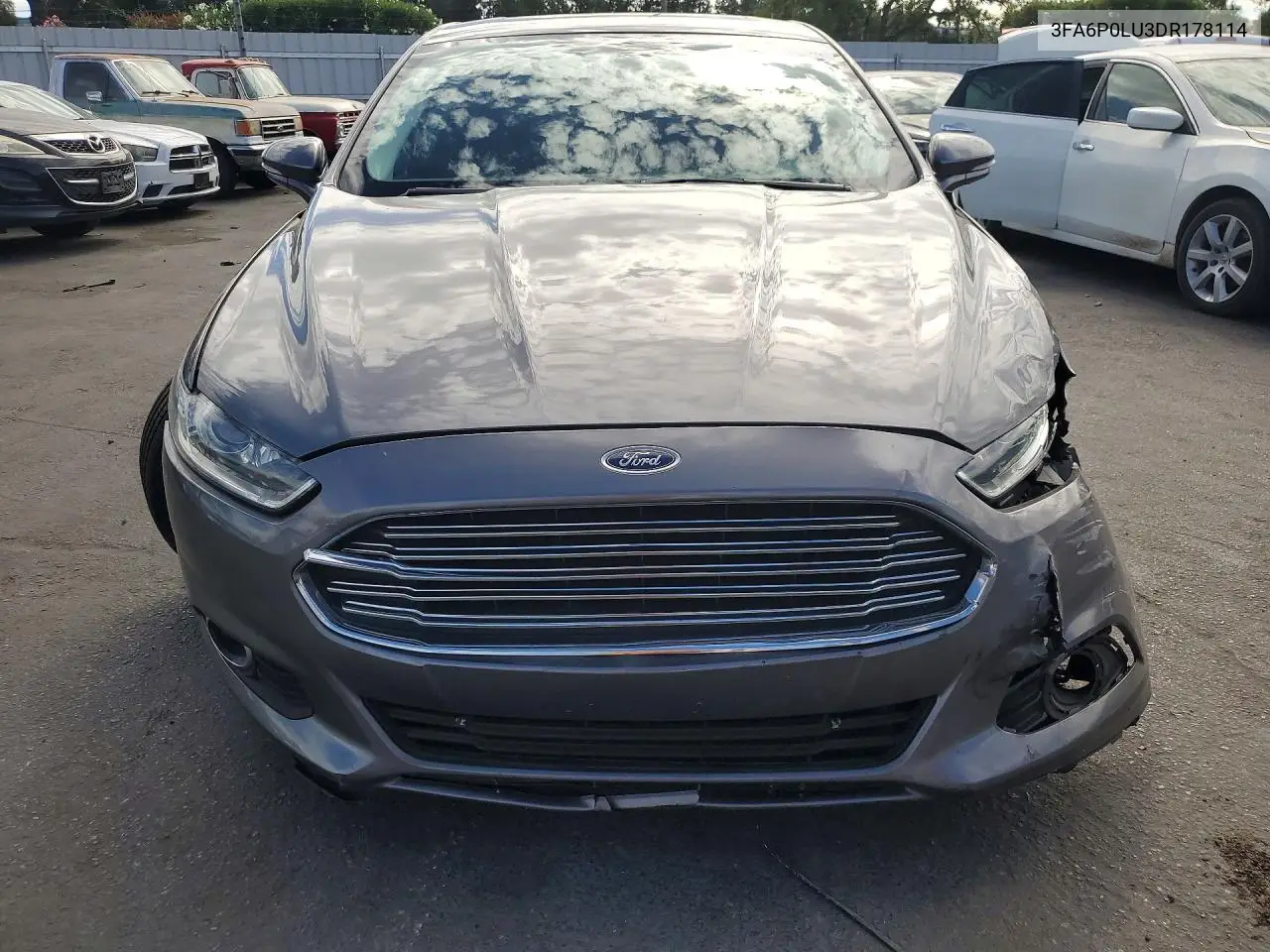 2013 FORD FUSION VIN 3FA6P0LU3DR178114 — фото 5