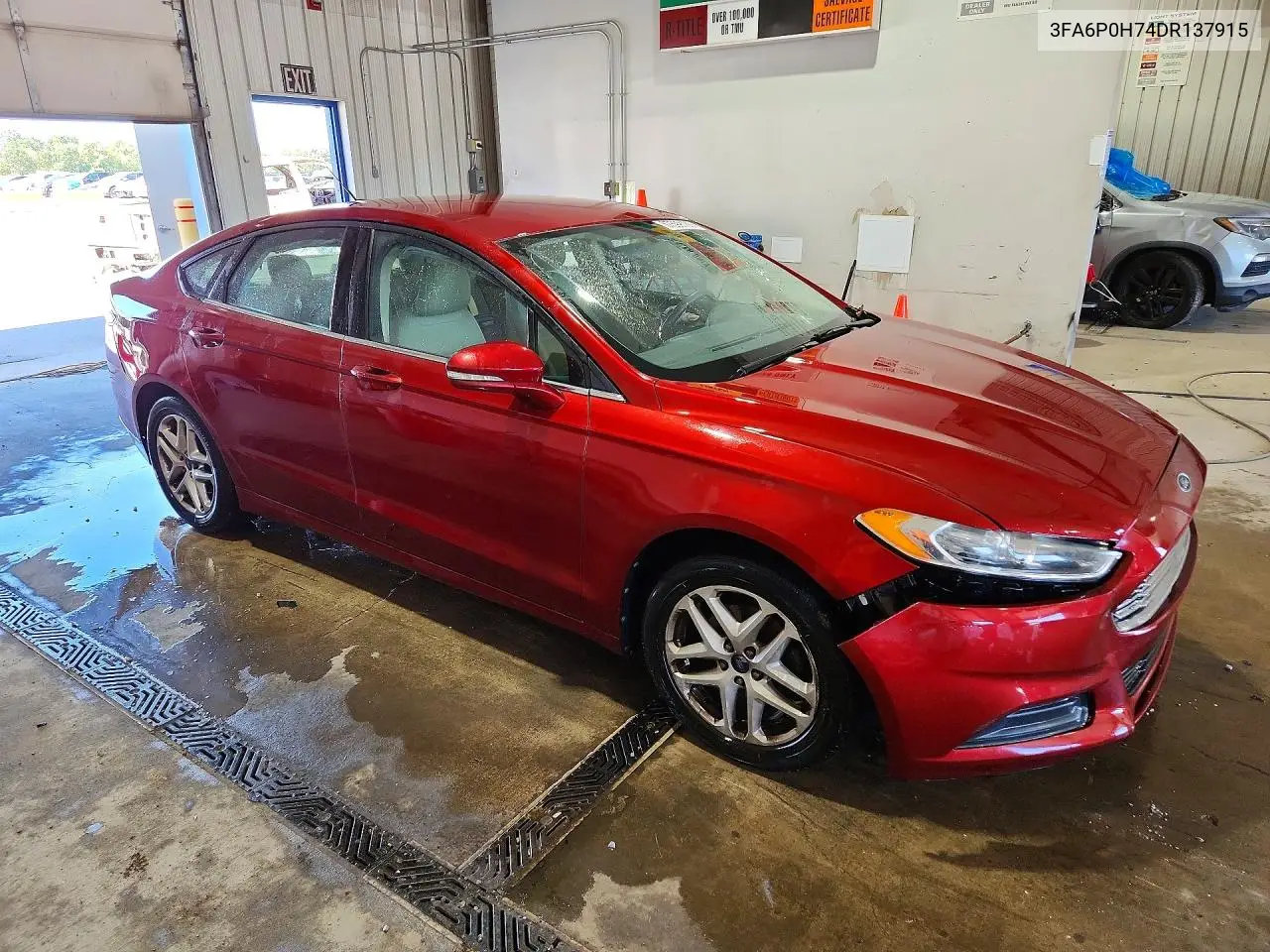 2013 FORD FUSION VIN 3FA6P0H74DR137915 — фото 4