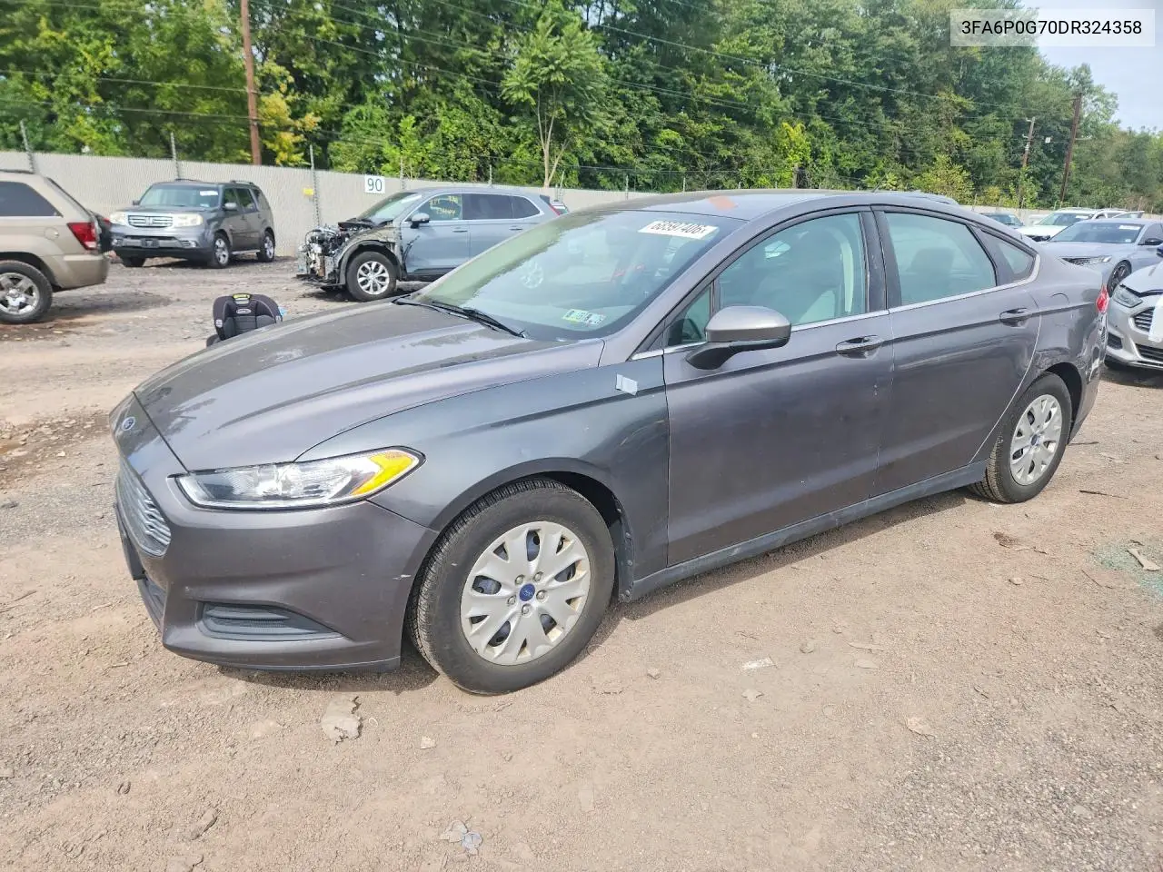 FORD FUSION 2013, VIN 3FA6P0G70DR324358