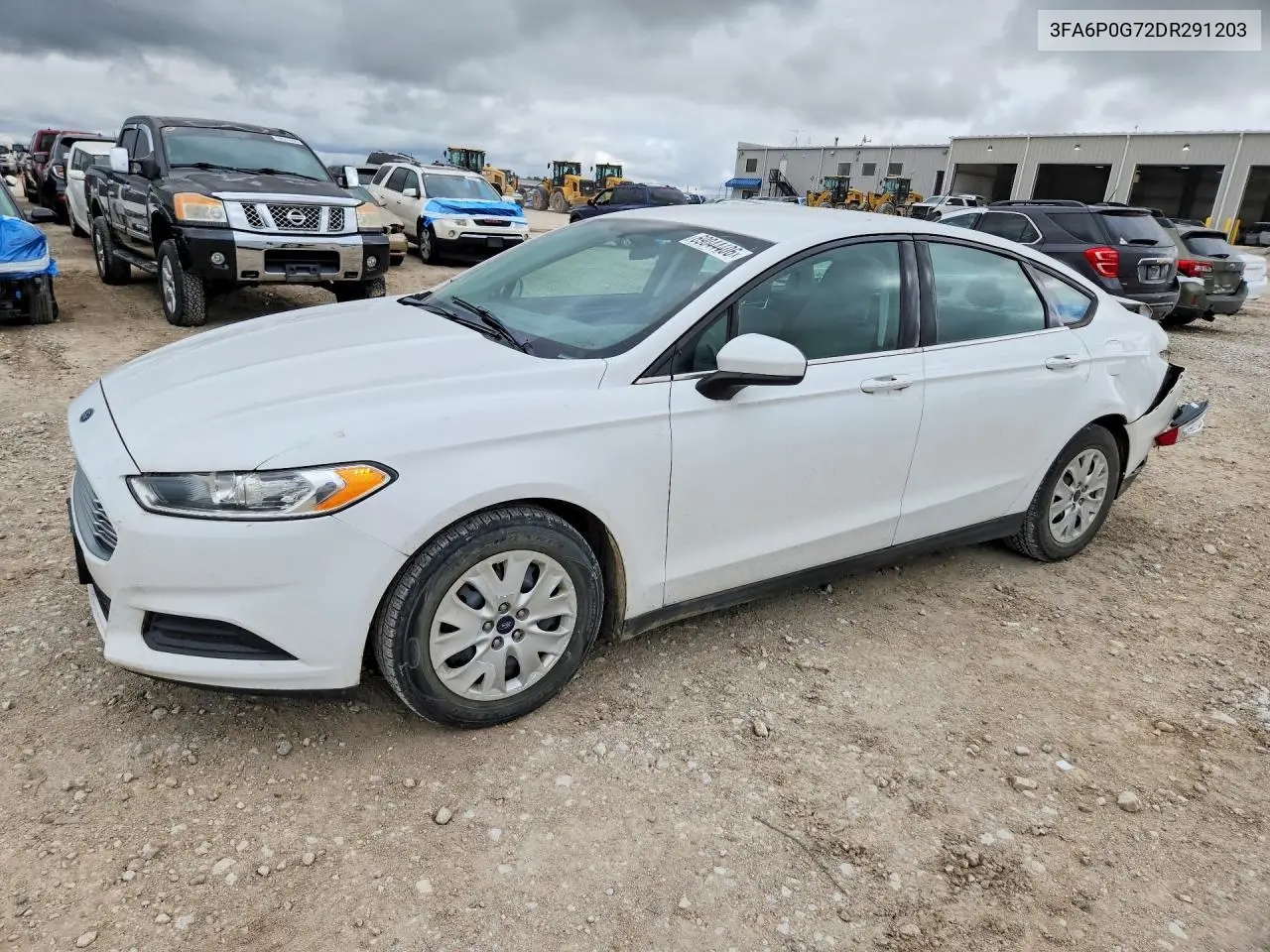 FORD FUSION 2013, VIN 3FA6P0G72DR291203