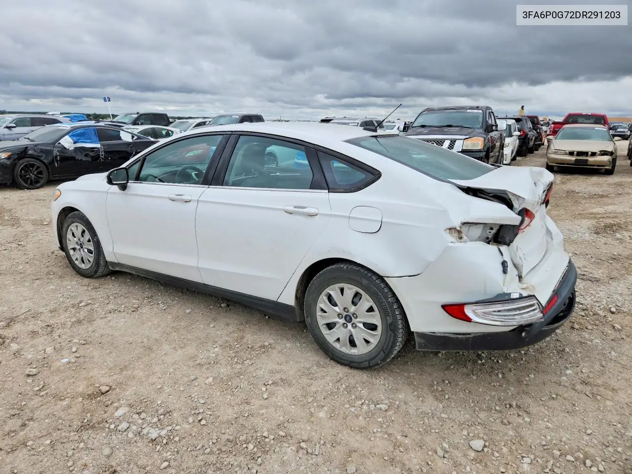 2013 FORD FUSION VIN 3FA6P0G72DR291203 — фото 2