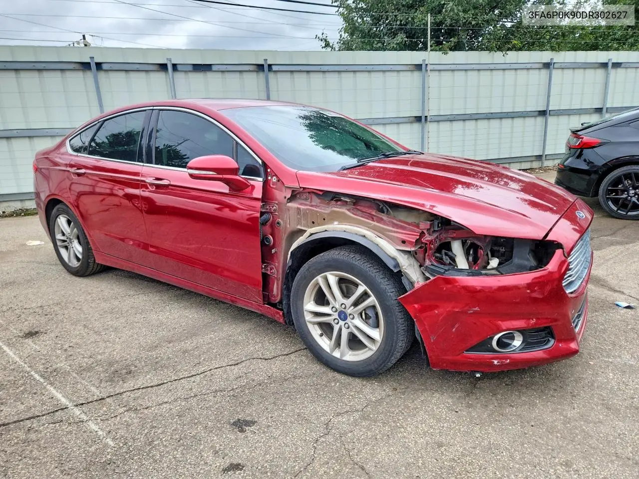 2013 FORD FUSION VIN 3FA6P0K90DR302627 — фото 4