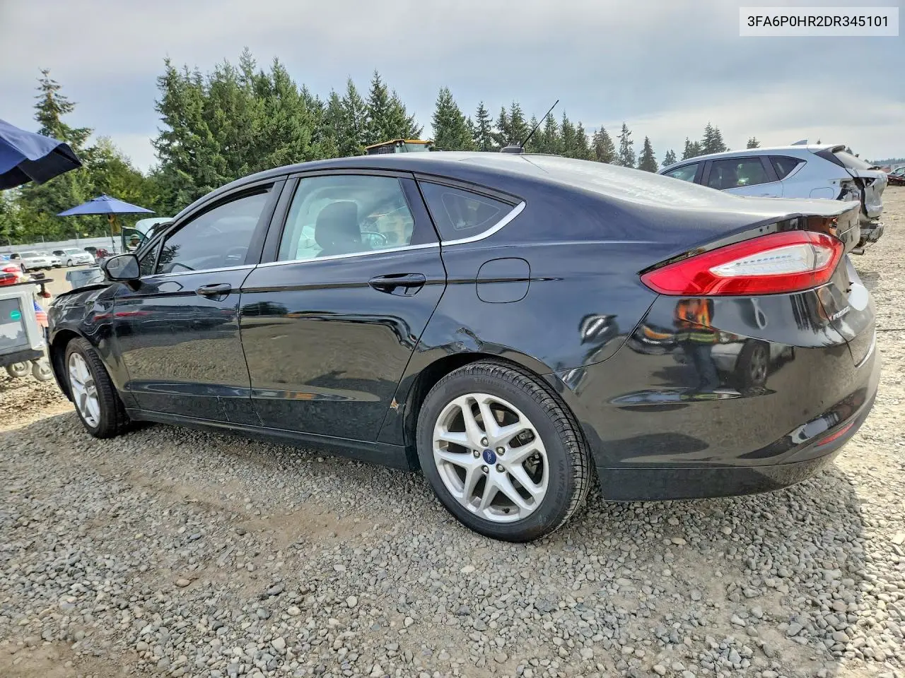 2013 FORD FUSION VIN 3FA6P0HR2DR345101 — фото 2