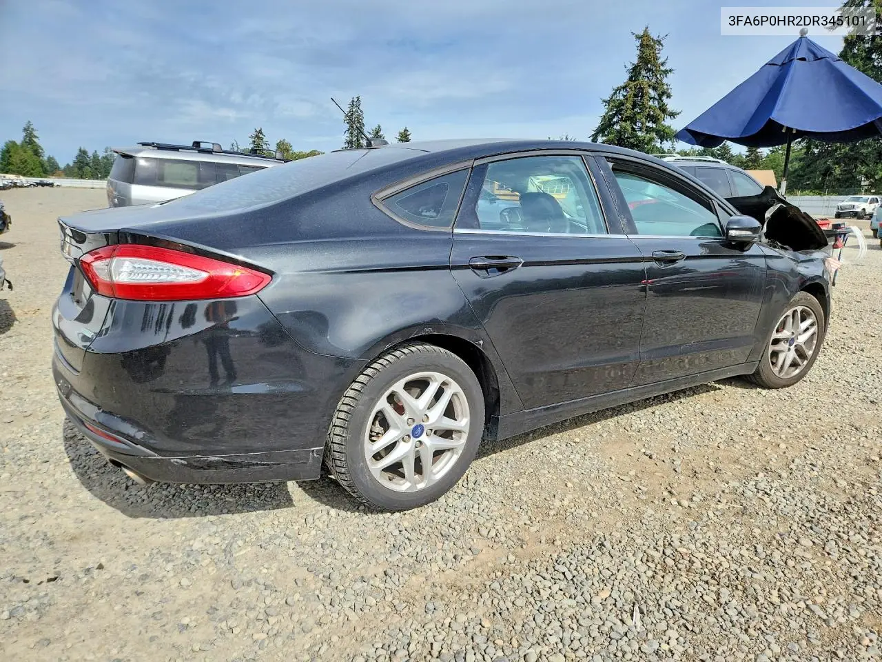 2013 FORD FUSION VIN 3FA6P0HR2DR345101 — фото 3