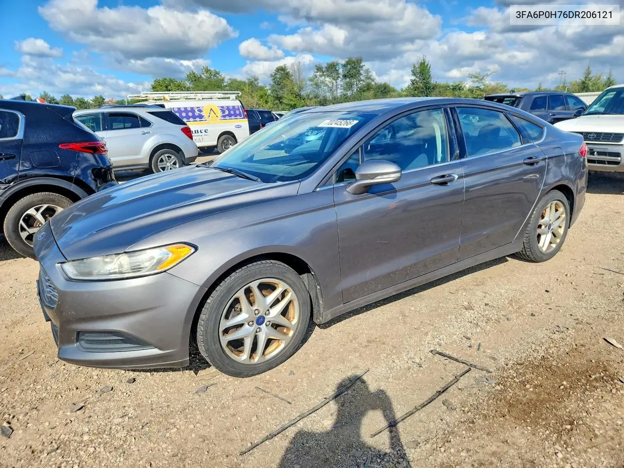 FORD FUSION 2013, VIN 3FA6P0H76DR206121