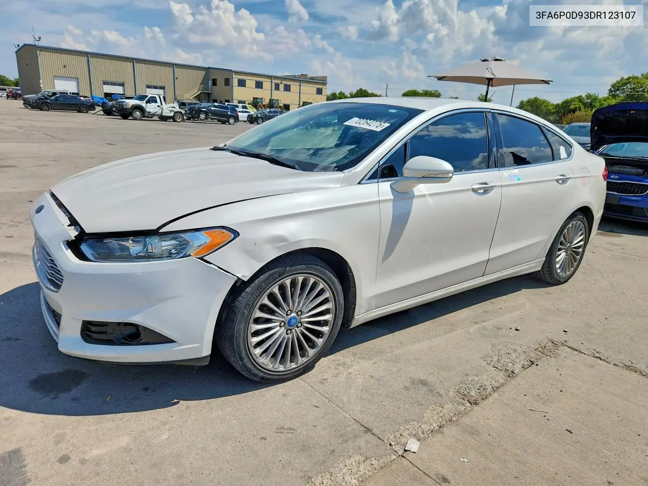 FORD FUSION 2013, VIN 3FA6P0D93DR123107
