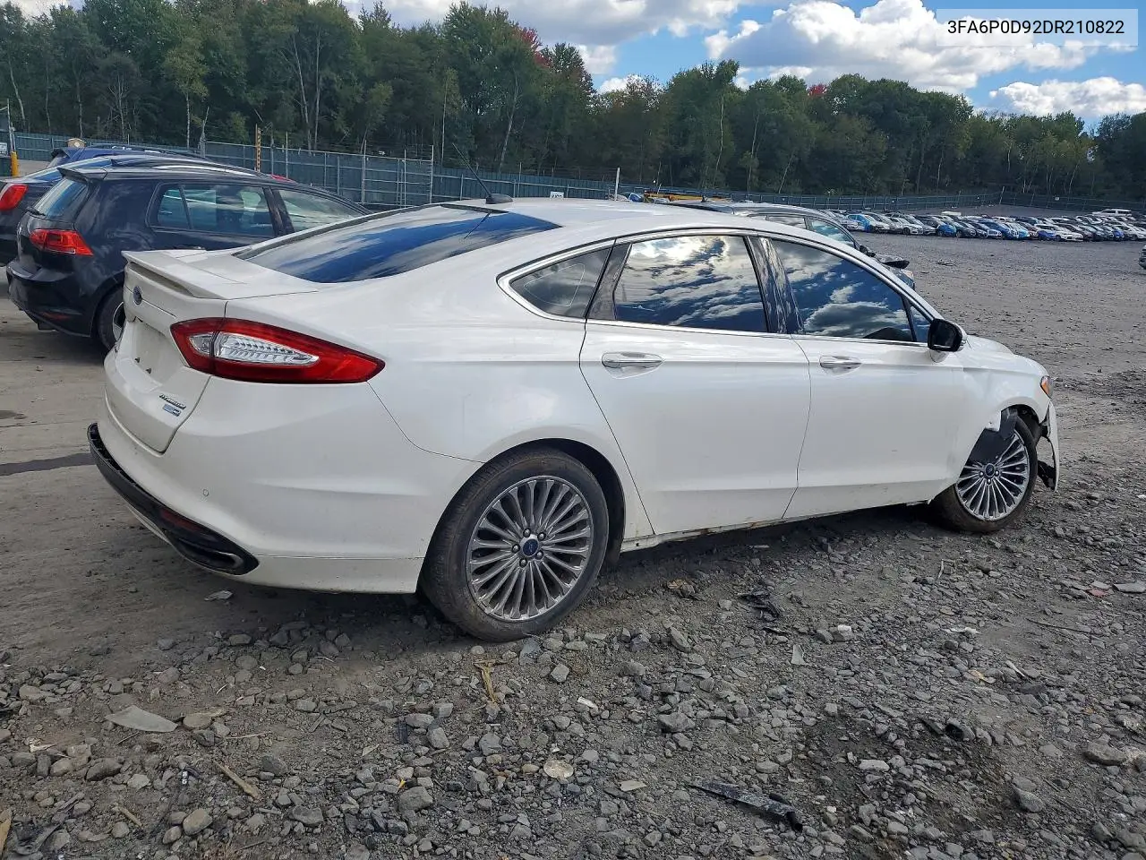 2013 FORD FUSION VIN 3FA6P0D92DR210822 — фото 3