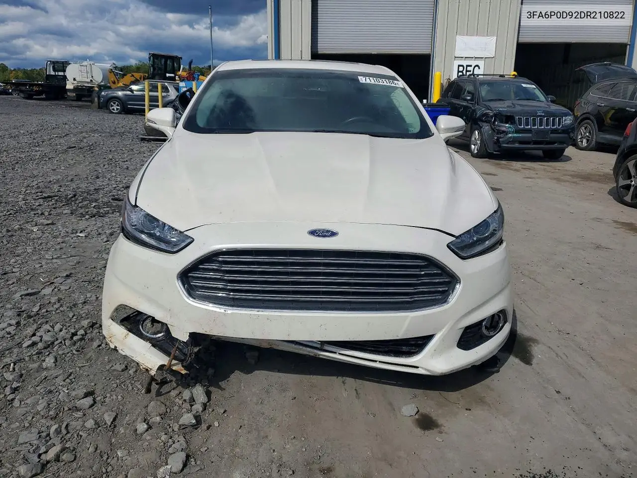 2013 FORD FUSION VIN 3FA6P0D92DR210822 — фото 5