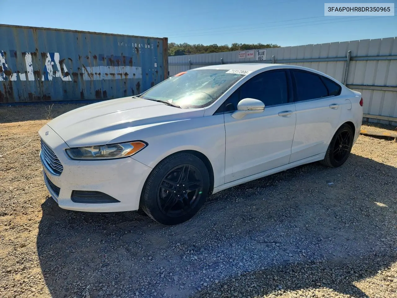 FORD FUSION 2013, VIN 3FA6P0HR8DR350965