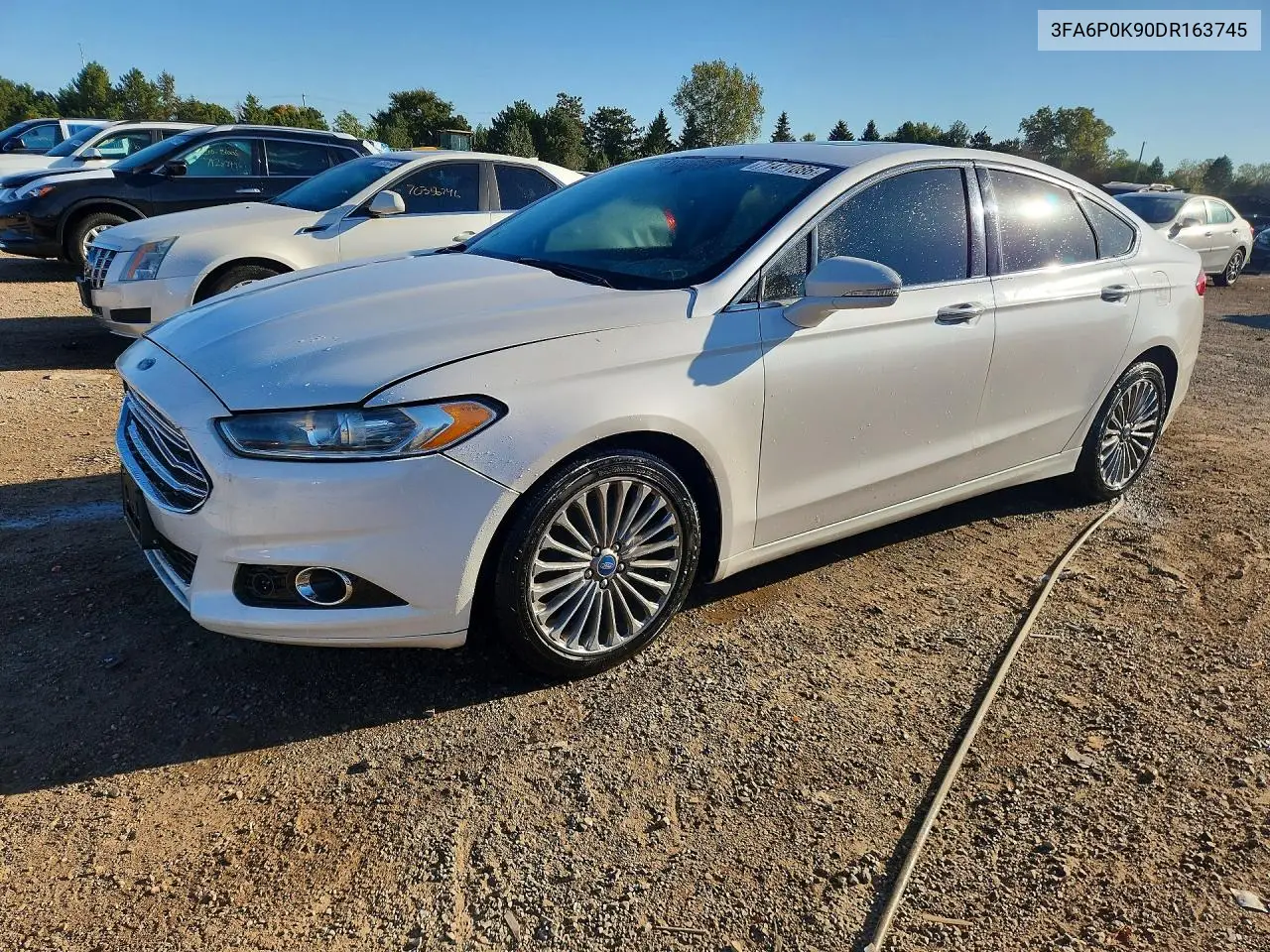 FORD FUSION 2013, VIN 3FA6P0K90DR163745