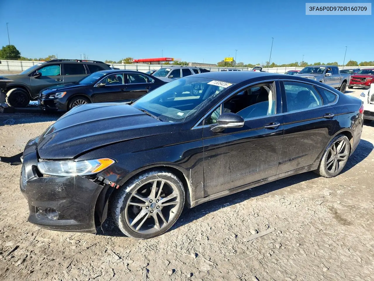 FORD FUSION 2013, VIN 3FA6P0D97DR160709