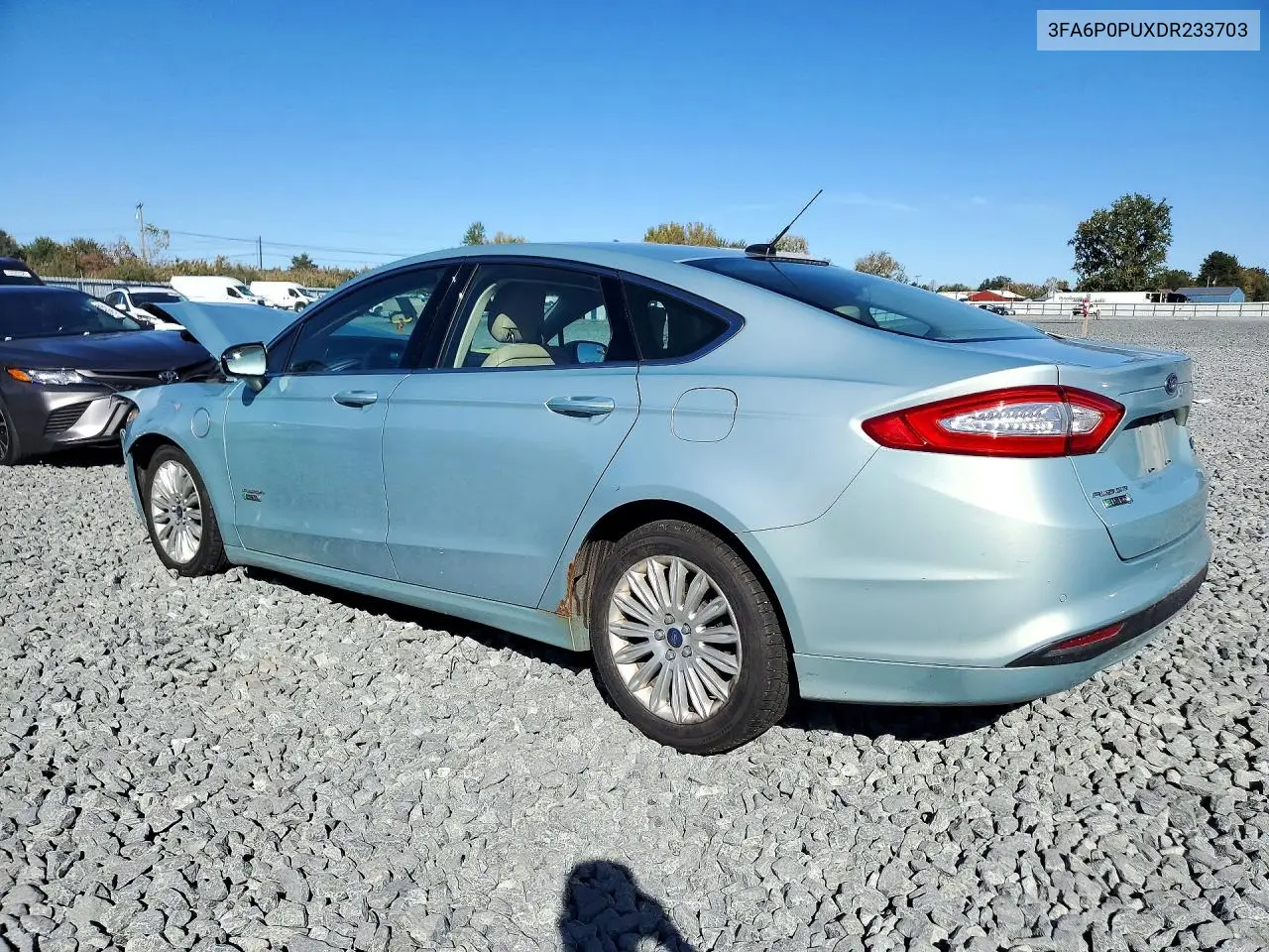 2013 FORD FUSION VIN 3FA6P0PUXDR233703 — фото 2