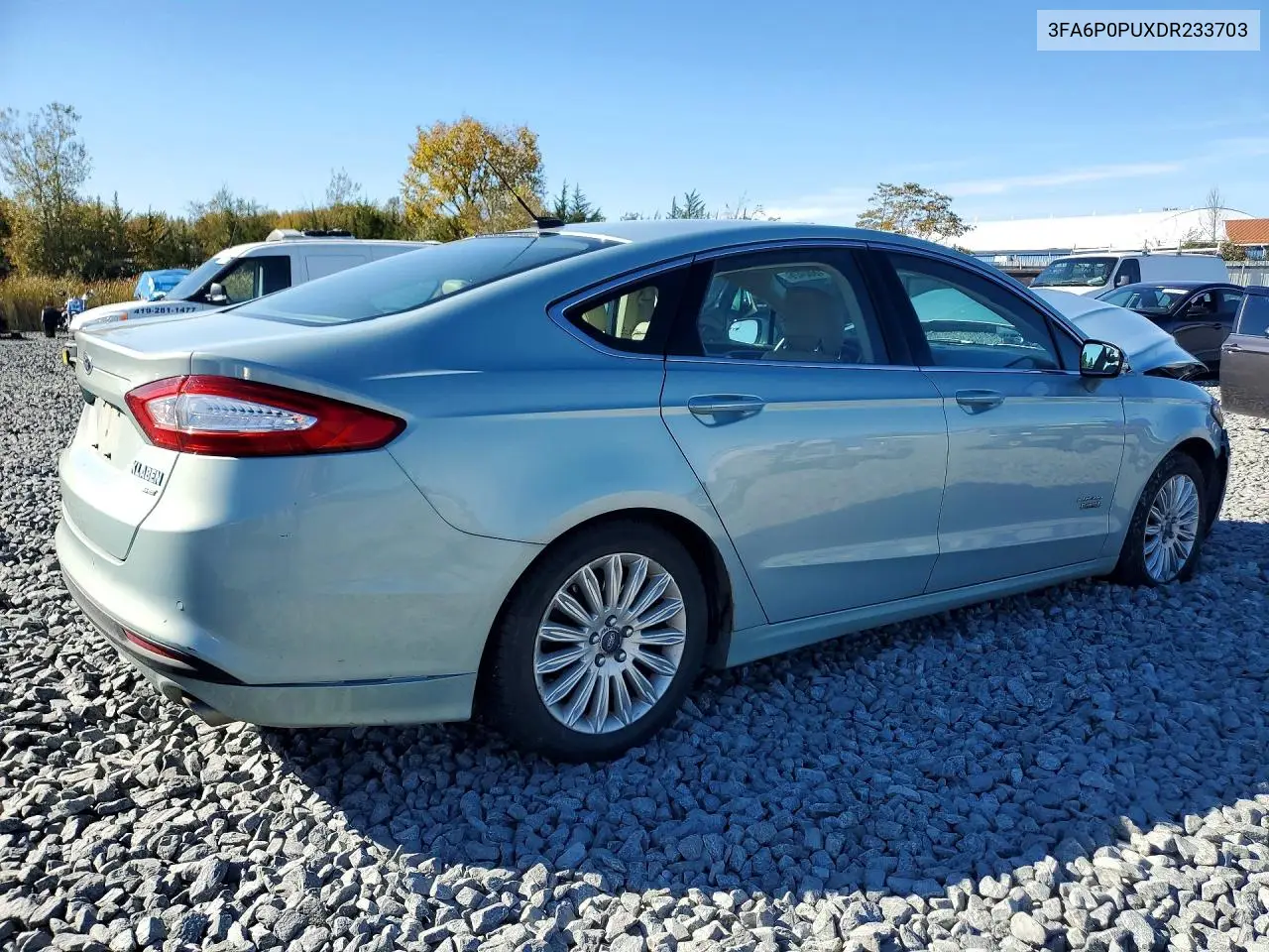 2013 FORD FUSION VIN 3FA6P0PUXDR233703 — фото 3