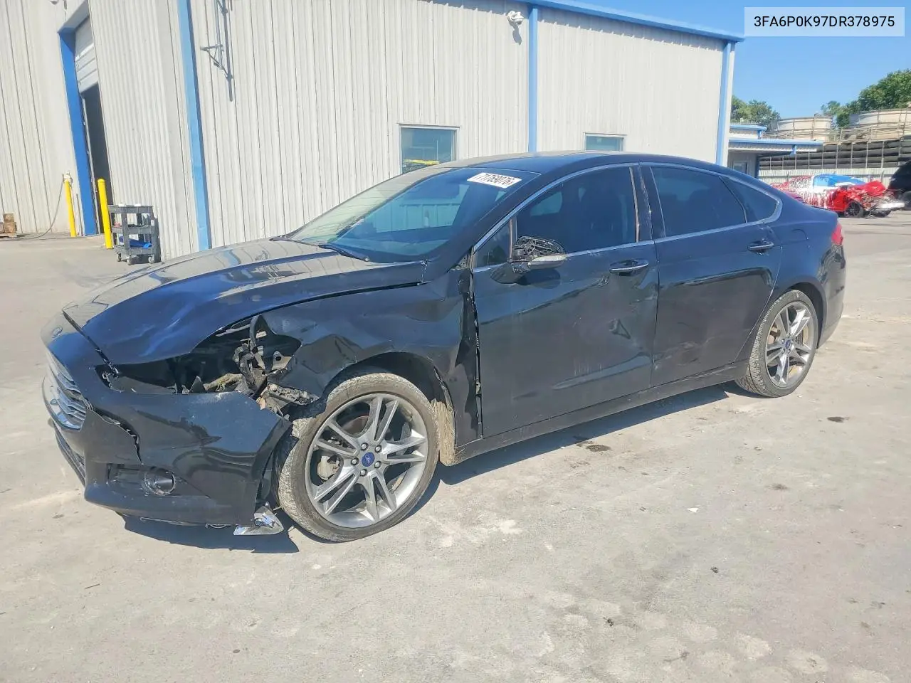 FORD FUSION 2013, VIN 3FA6P0K97DR378975