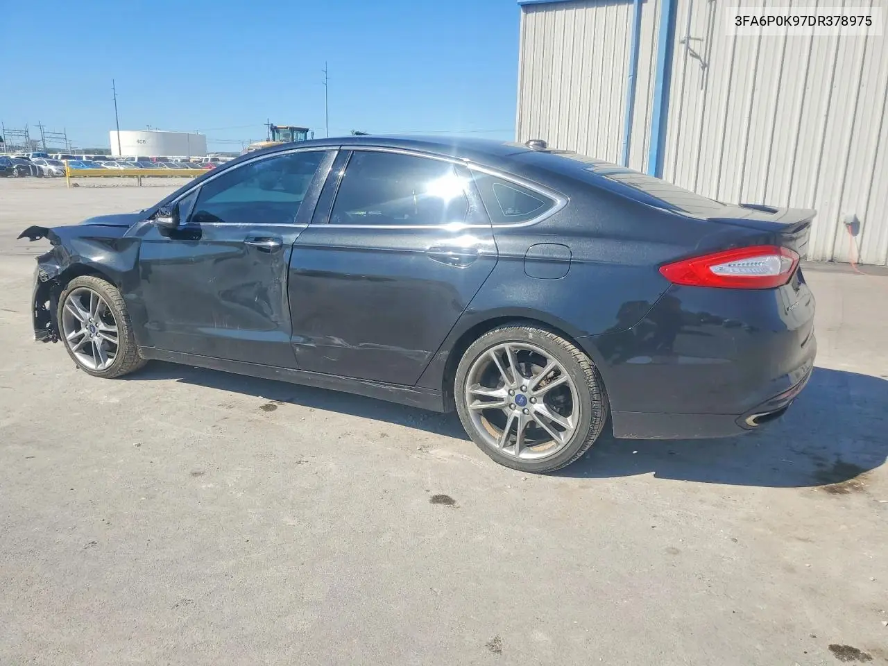 2013 FORD FUSION VIN 3FA6P0K97DR378975 — фото 2