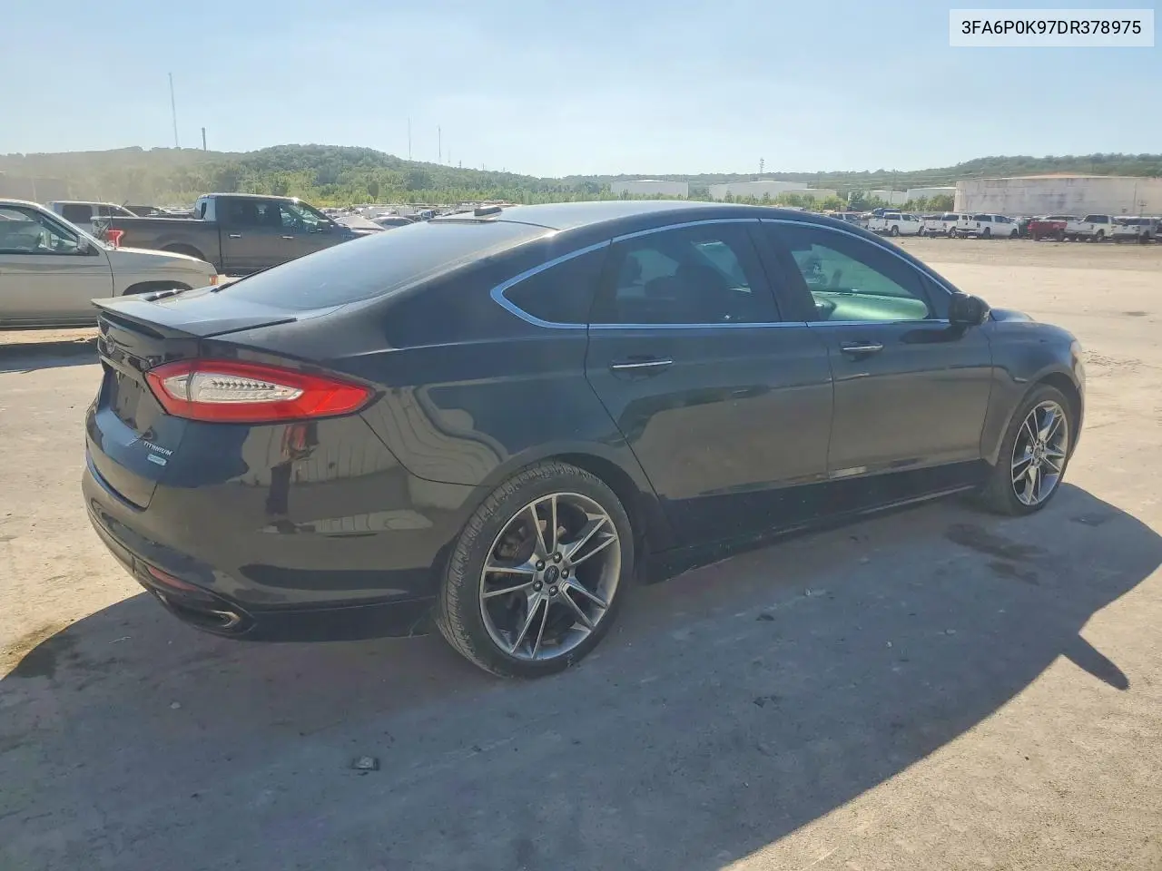 2013 FORD FUSION VIN 3FA6P0K97DR378975 — фото 3