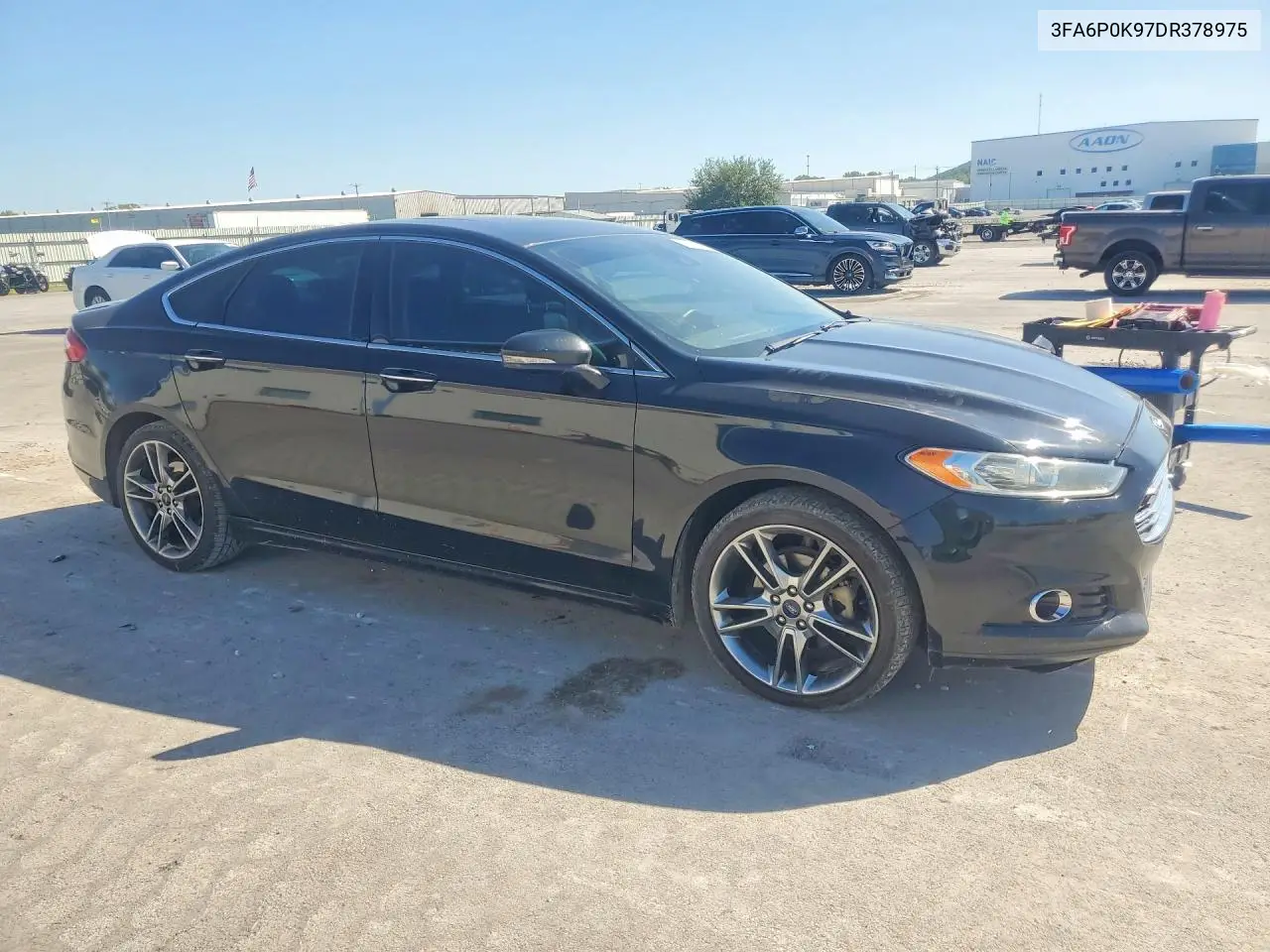 2013 FORD FUSION VIN 3FA6P0K97DR378975 — фото 4