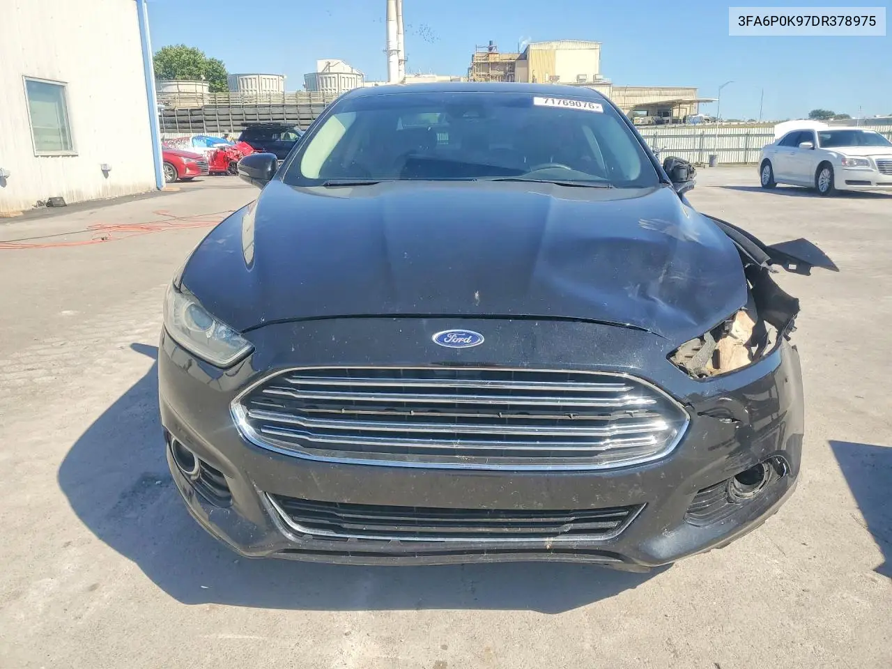 2013 FORD FUSION VIN 3FA6P0K97DR378975 — фото 5