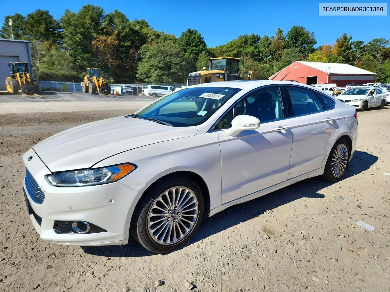 FORD FUSION 2013, VIN 3FA6P0RU6DR301380