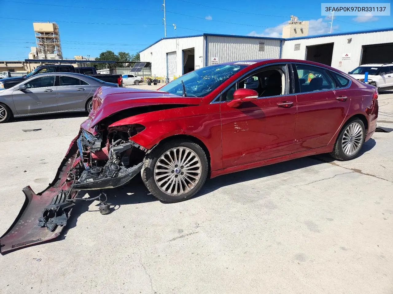 FORD FUSION 2013, VIN 3FA6P0K97DR331137