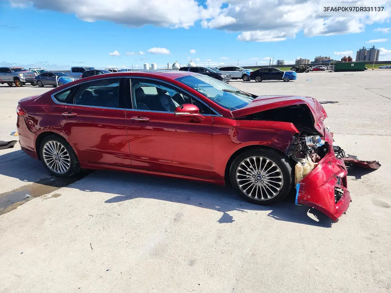 2013 FORD FUSION VIN 3FA6P0K97DR331137 — фото 4