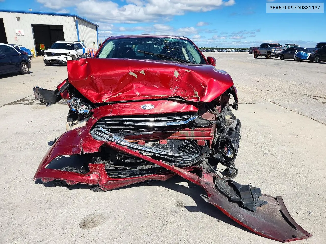 2013 FORD FUSION VIN 3FA6P0K97DR331137 — фото 5