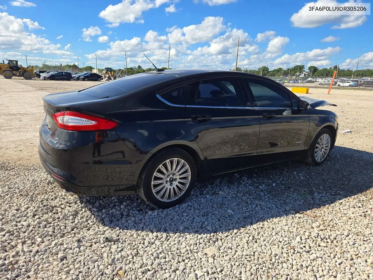 2013 FORD FUSION VIN 3FA6P0LU9DR305206 — фото 3