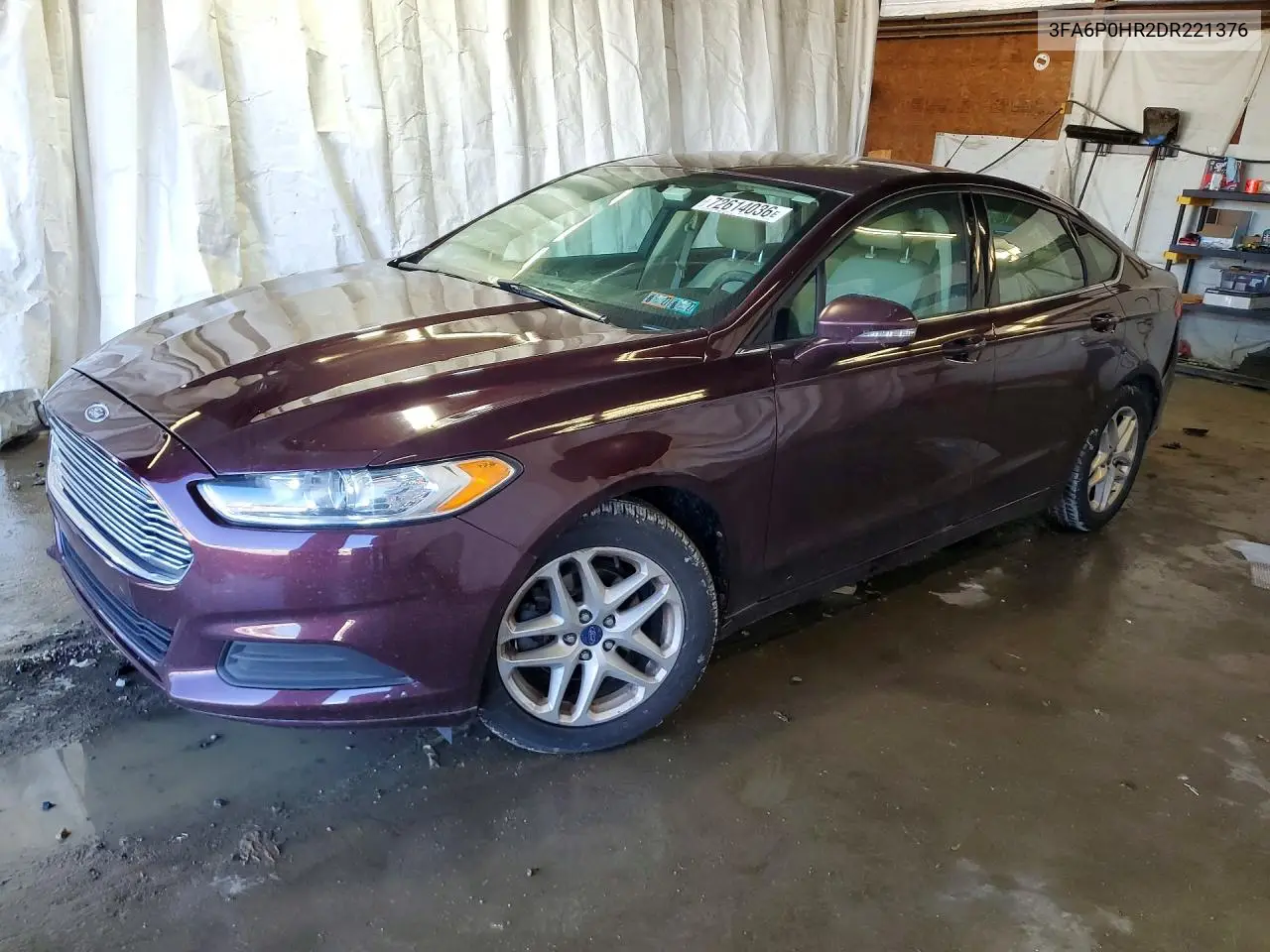 FORD FUSION 2013, VIN 3FA6P0HR2DR221376