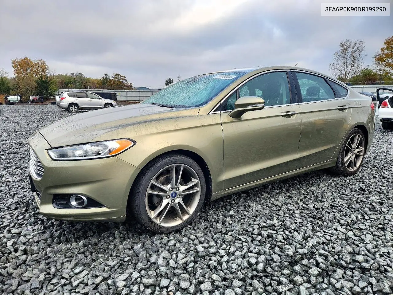 FORD FUSION 2013, VIN 3FA6P0K90DR199290