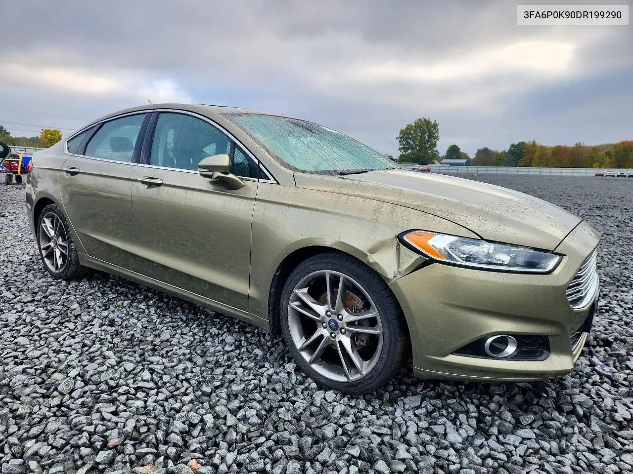 2013 FORD FUSION VIN 3FA6P0K90DR199290 — фото 4
